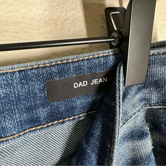 Judy Blue Jeans High Rise Dad Fit Straight Leg Medium Wash Stretch Denim 30 - Picture 4 of 8